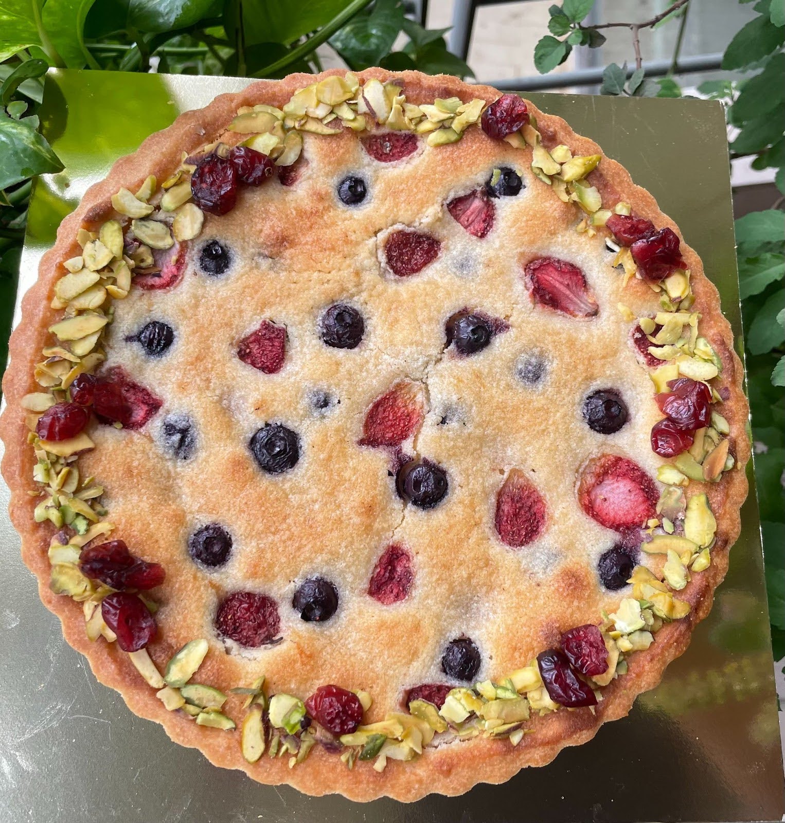 Berry Almond Tart